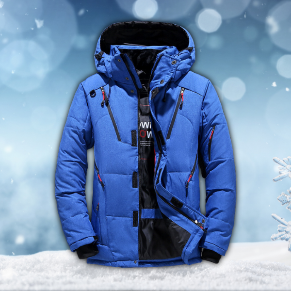 WinterGlanz - Eleganter, wetterfester Mantel für Herren mit herausragendem Stil