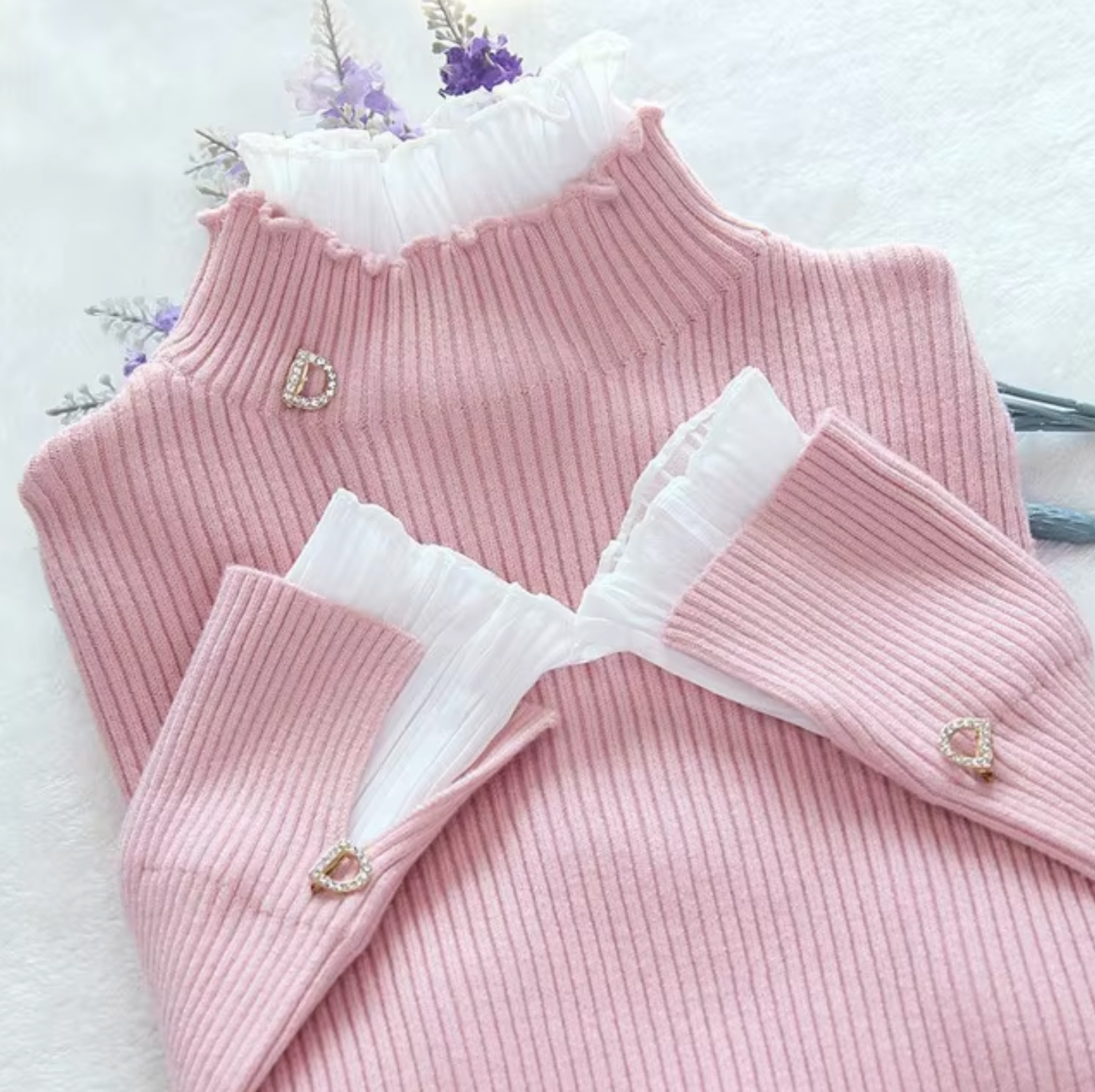 Maya – Gestrickter Rollkragenpullover