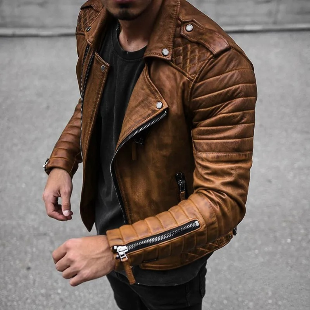 PremiumLeder – Exklusive Lederjacke mit luxuriösem Charakter