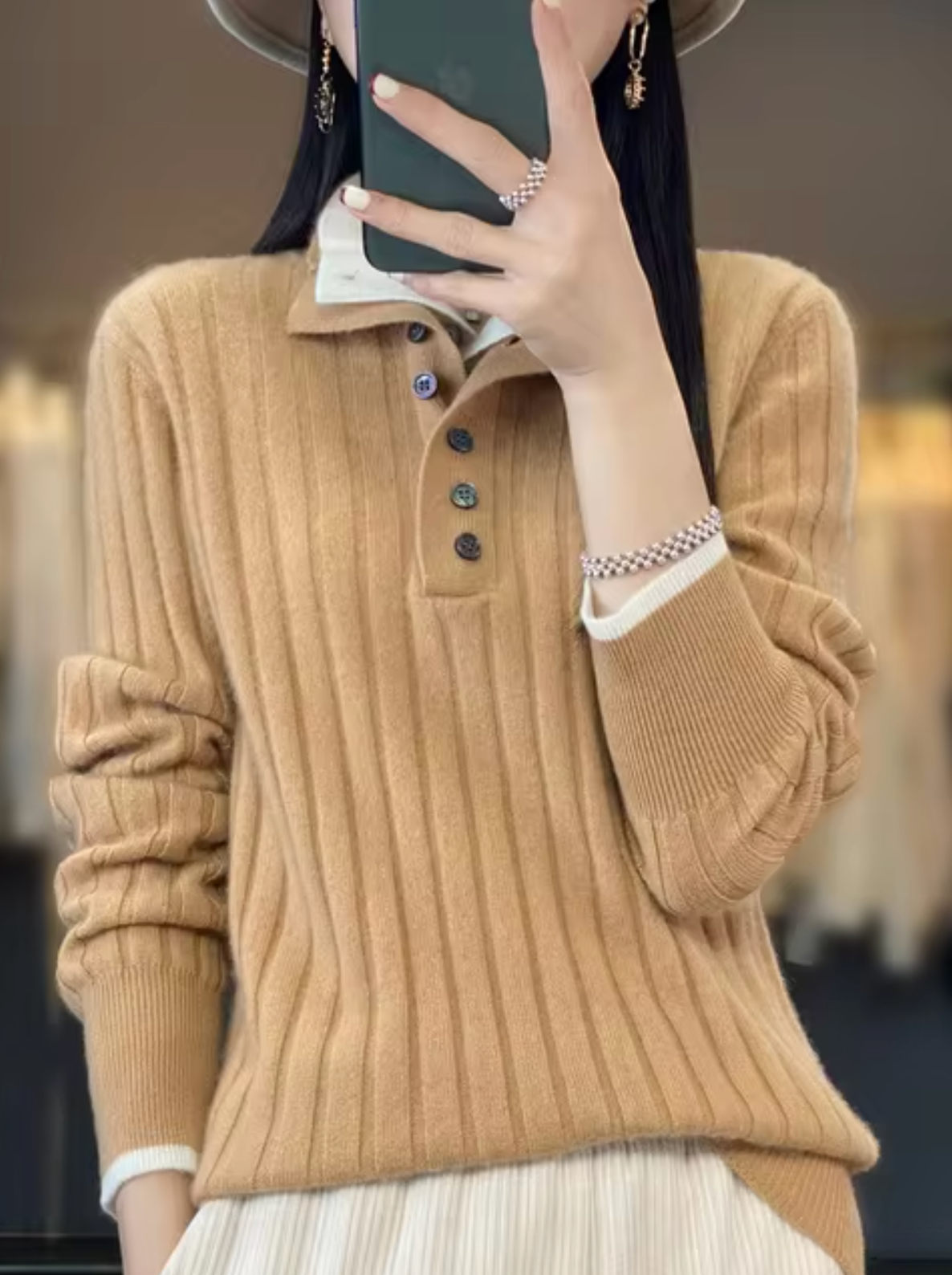 Cella – Strickpullover aus Wolle und Kaschmir