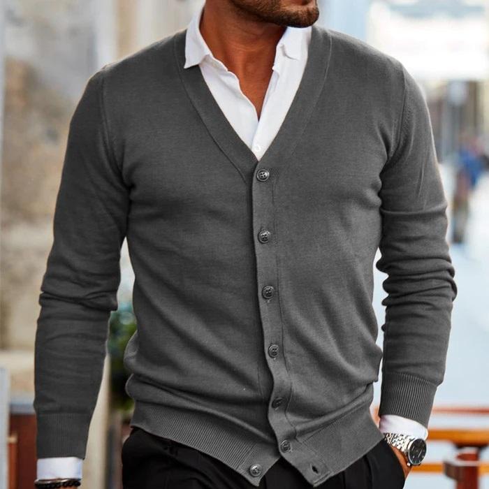 Stef Vest - Lässige Strickjacke für Männer