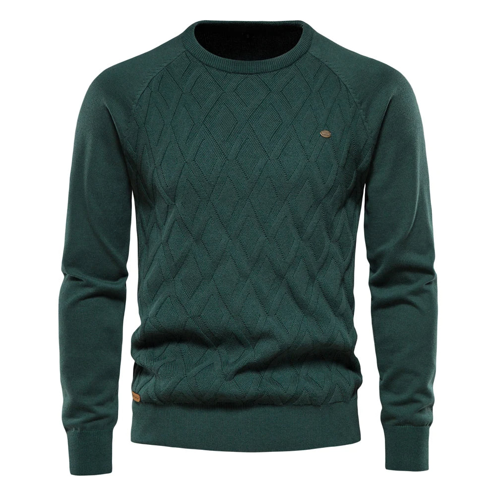 Justin - Gemusterter Strickpullover