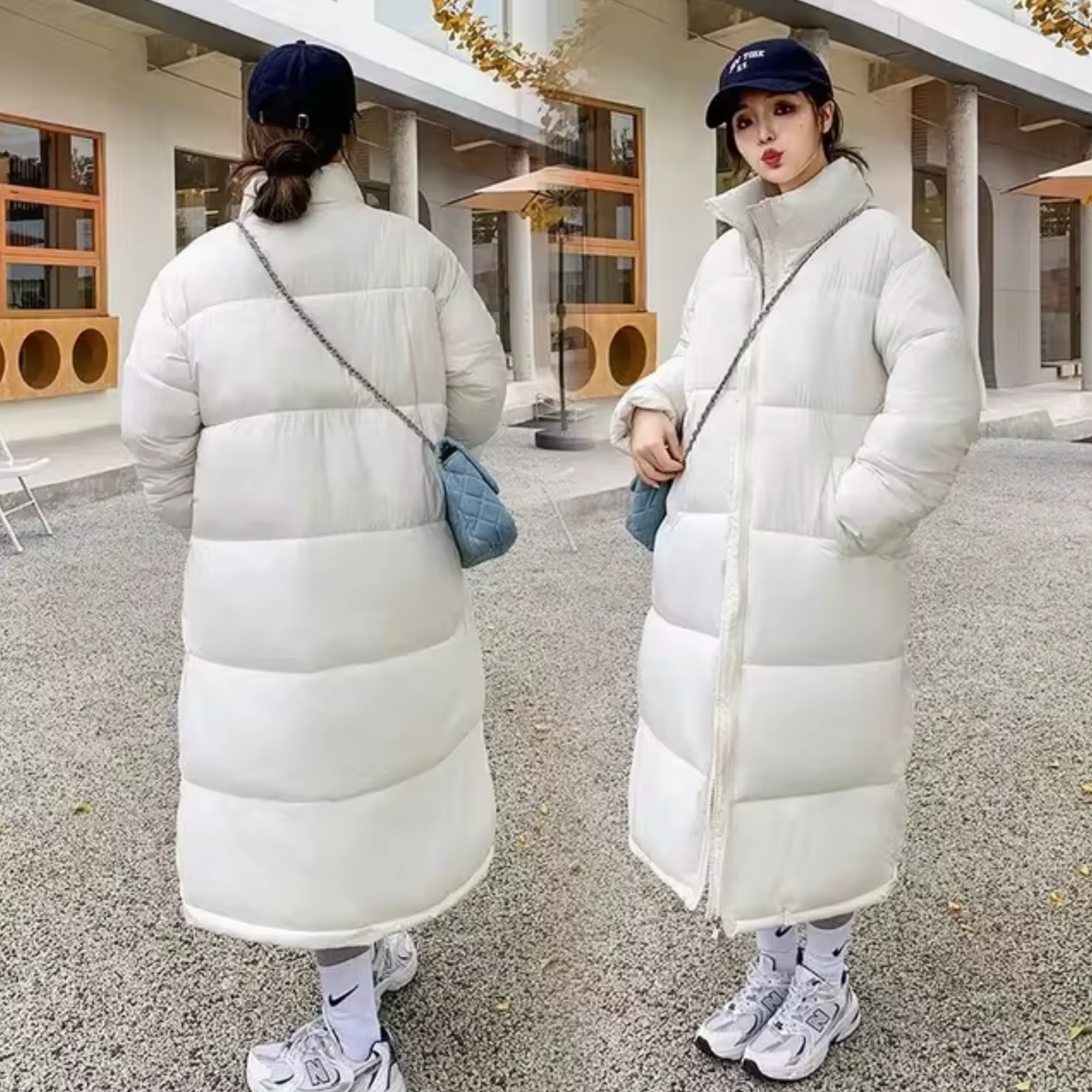 Dora – Lange Wattierte Jacke