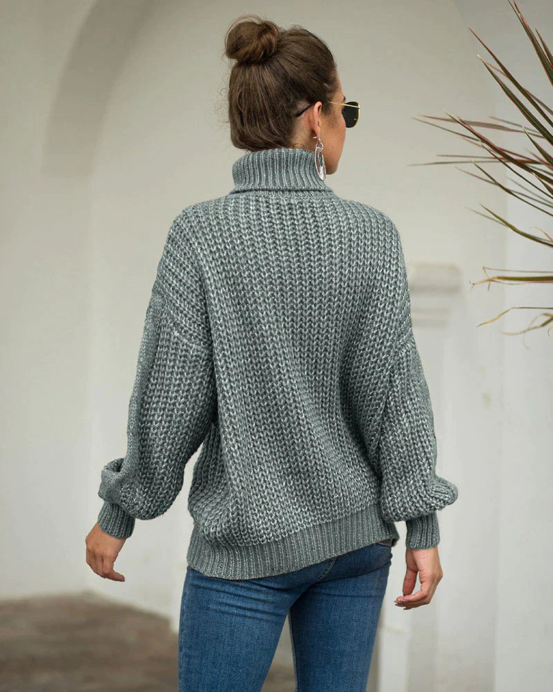 Ariana – Gestrickter Rollkragenpullover