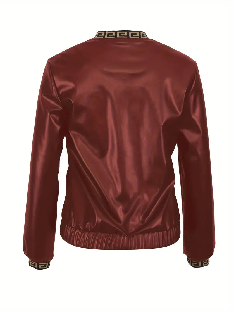 Melody – Stylische Jacke mit Geo-Print