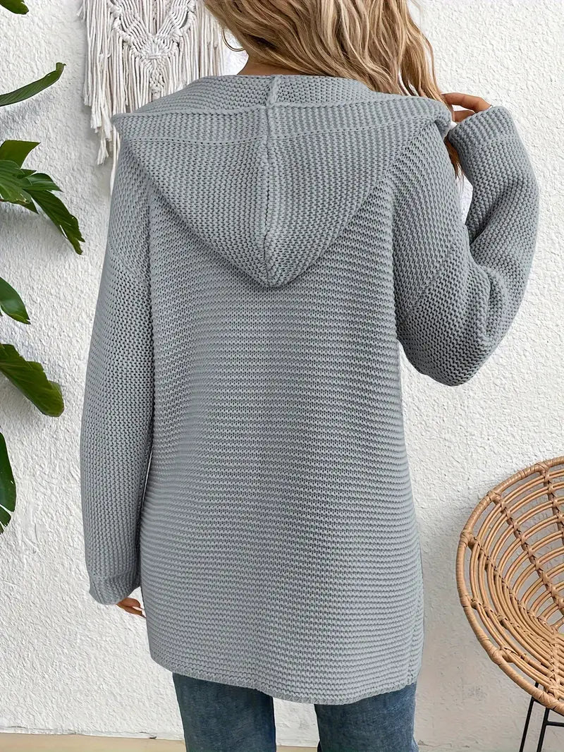 Izzy - Strickjacke mit Kapuze