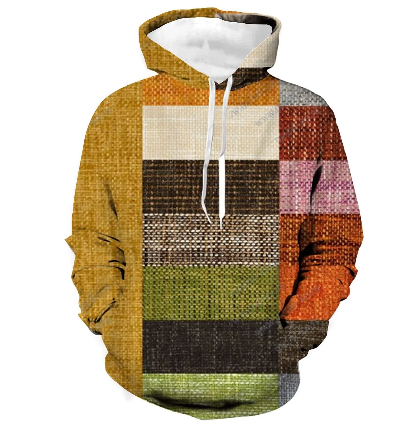 Orion - Grafik-Kapuzenpullover mit Blockmuster