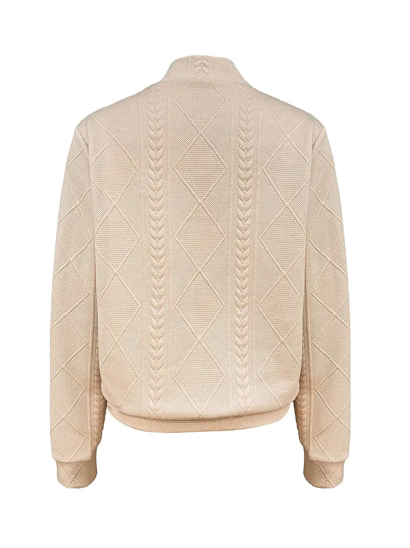 Thalia – Lässige Jacke mit Strukturdesign