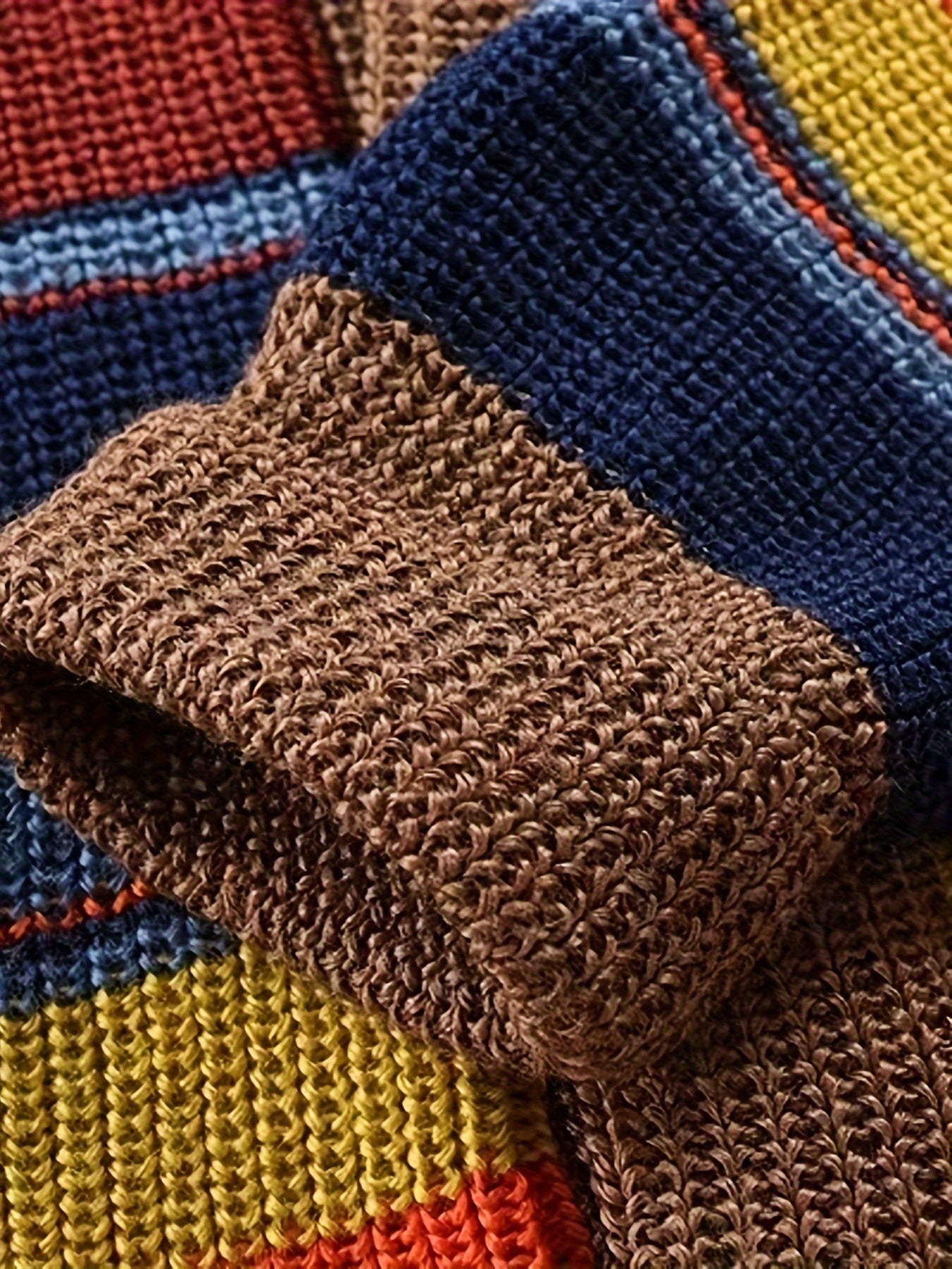 StreifenStrick – Strickjacke mit bunten Streifen
