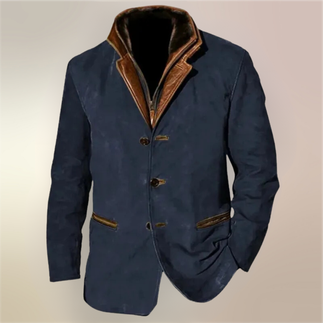 Elegante Vintage-Jacke für Herren - Modell Collin