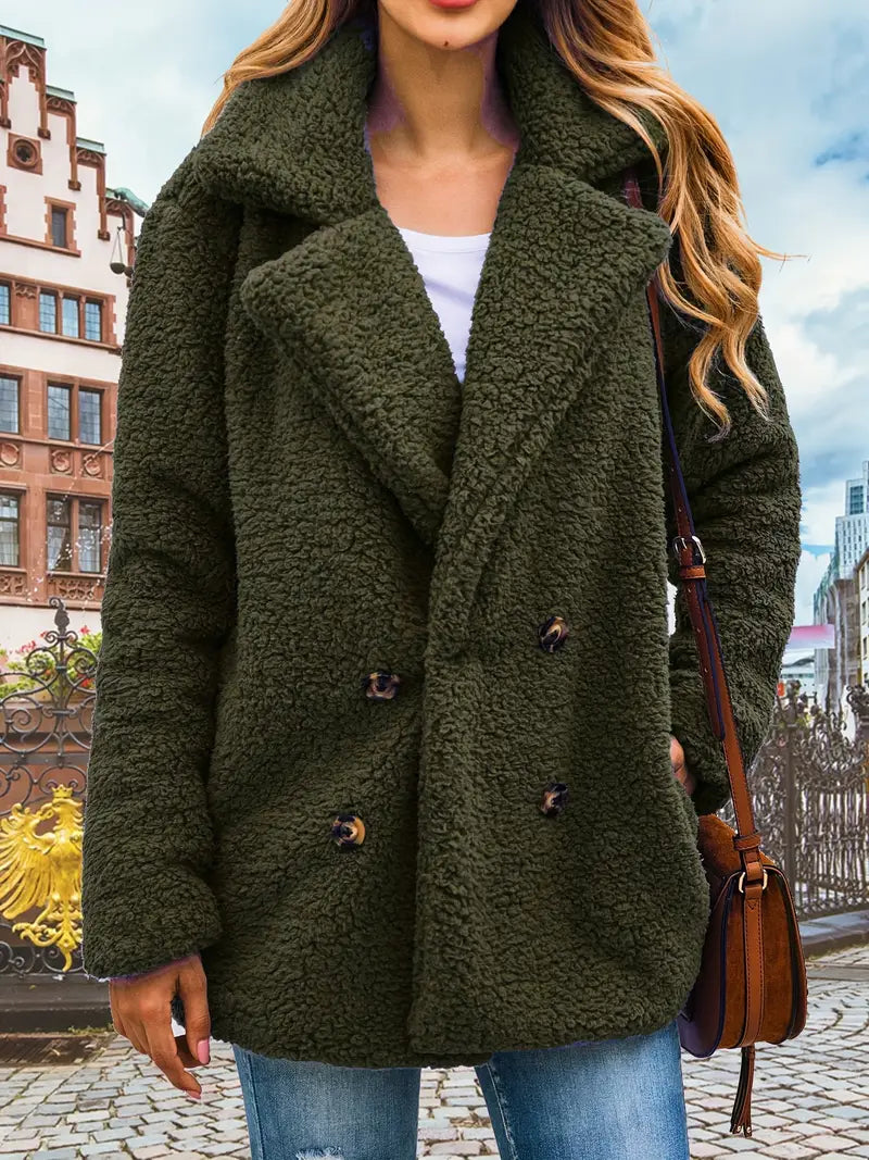 Noriel - Gestrickte Plüschjacke
