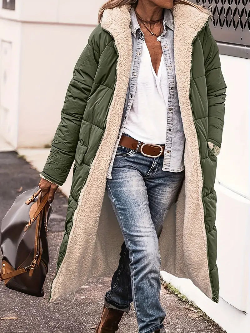 Gertrude – Wendbare Pufferjacke aus Fleece
