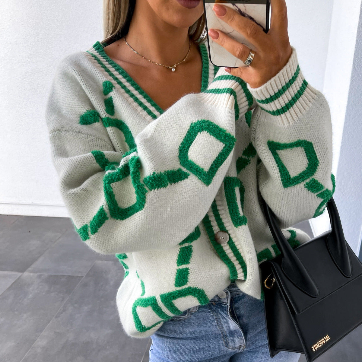 Mina - Damen Strickjacke
