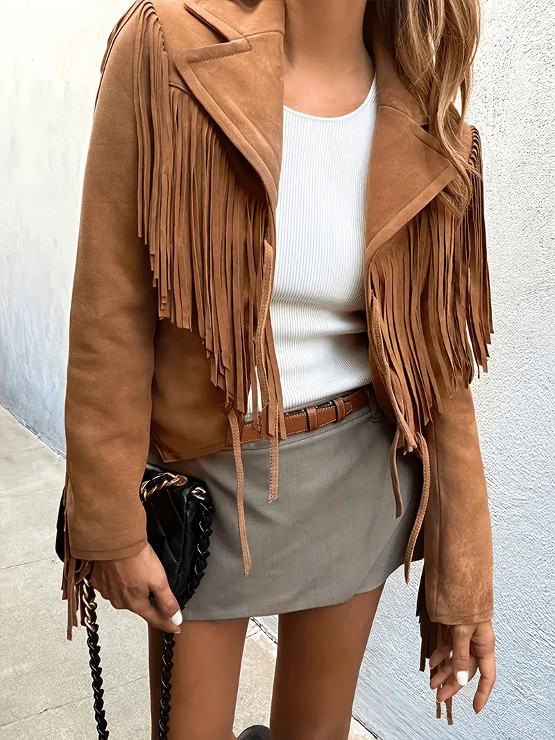 Helga – Stilvolle Jacke mit offener Vorderseite