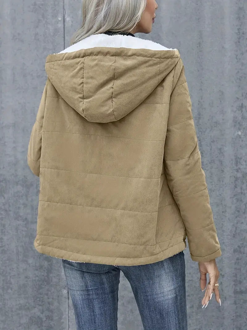 Zora – Gesteppte Jacke mit Reißverschluss vorne