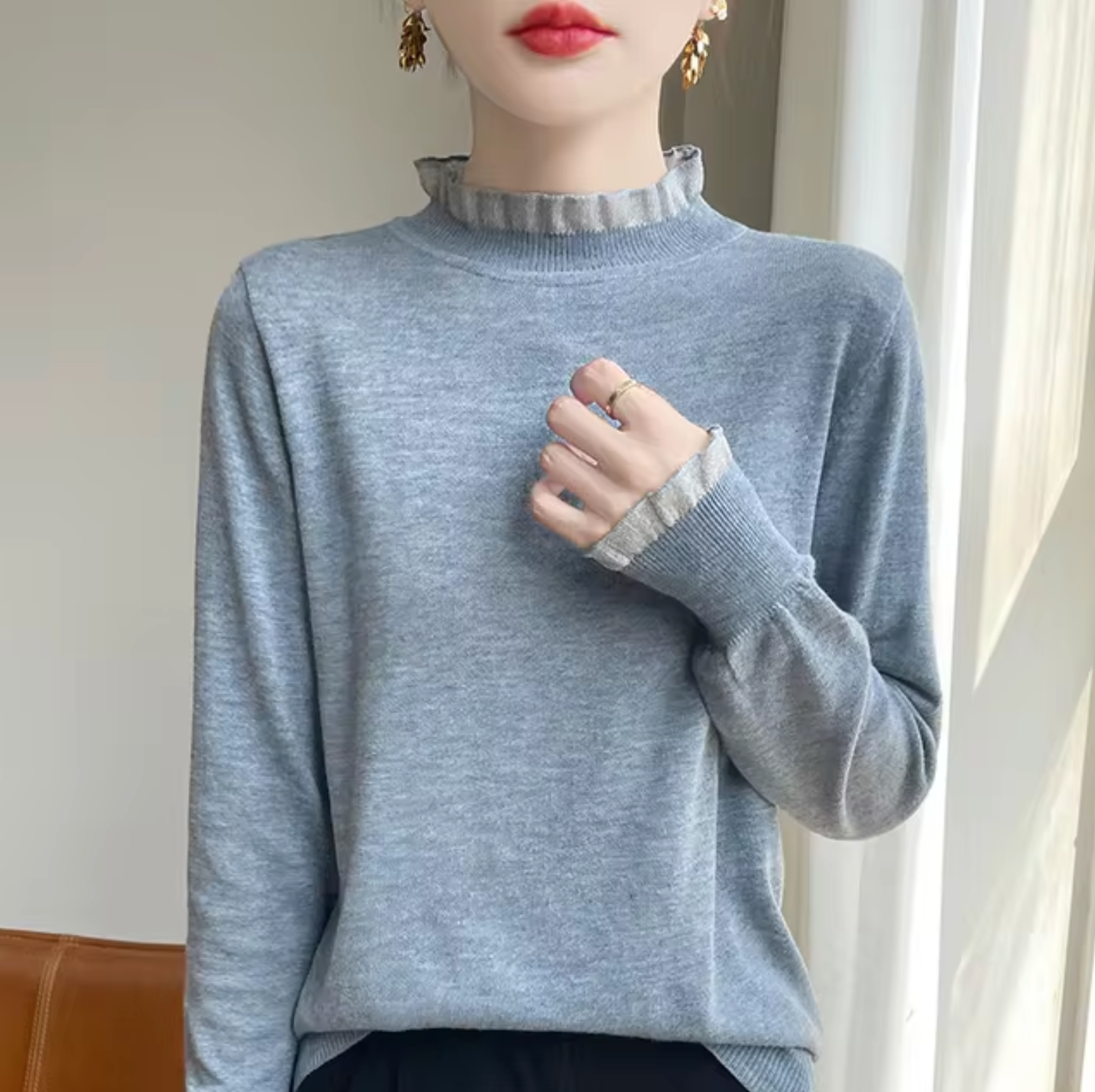 Chezca – Rollkragenpullover aus Kaschmir