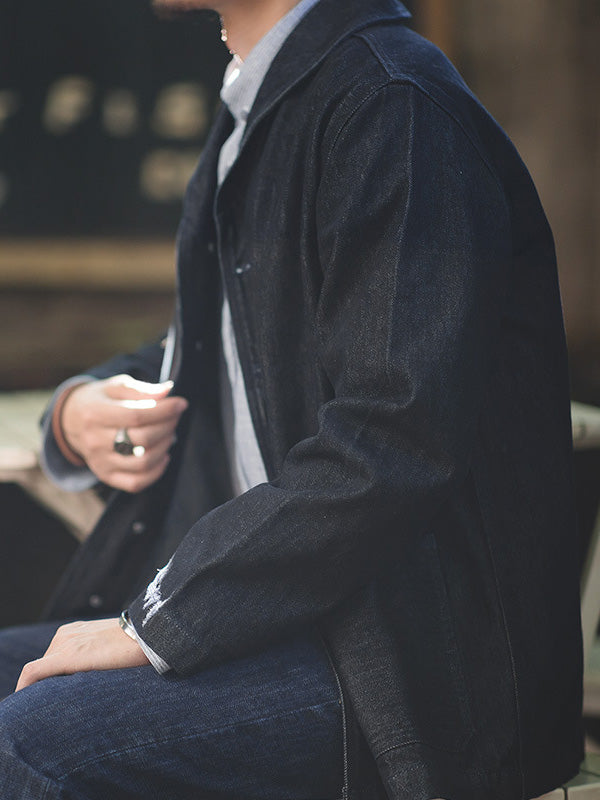 Vintage Boyfriend Jeansjacke für Herren - Amerikanischer Chic!