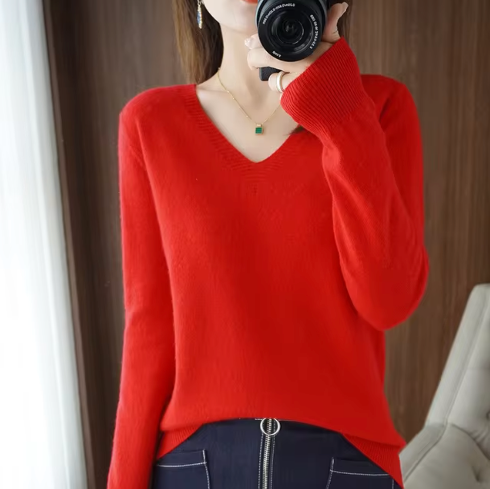 Kaadrie – Strickpullover aus Kaschmir
