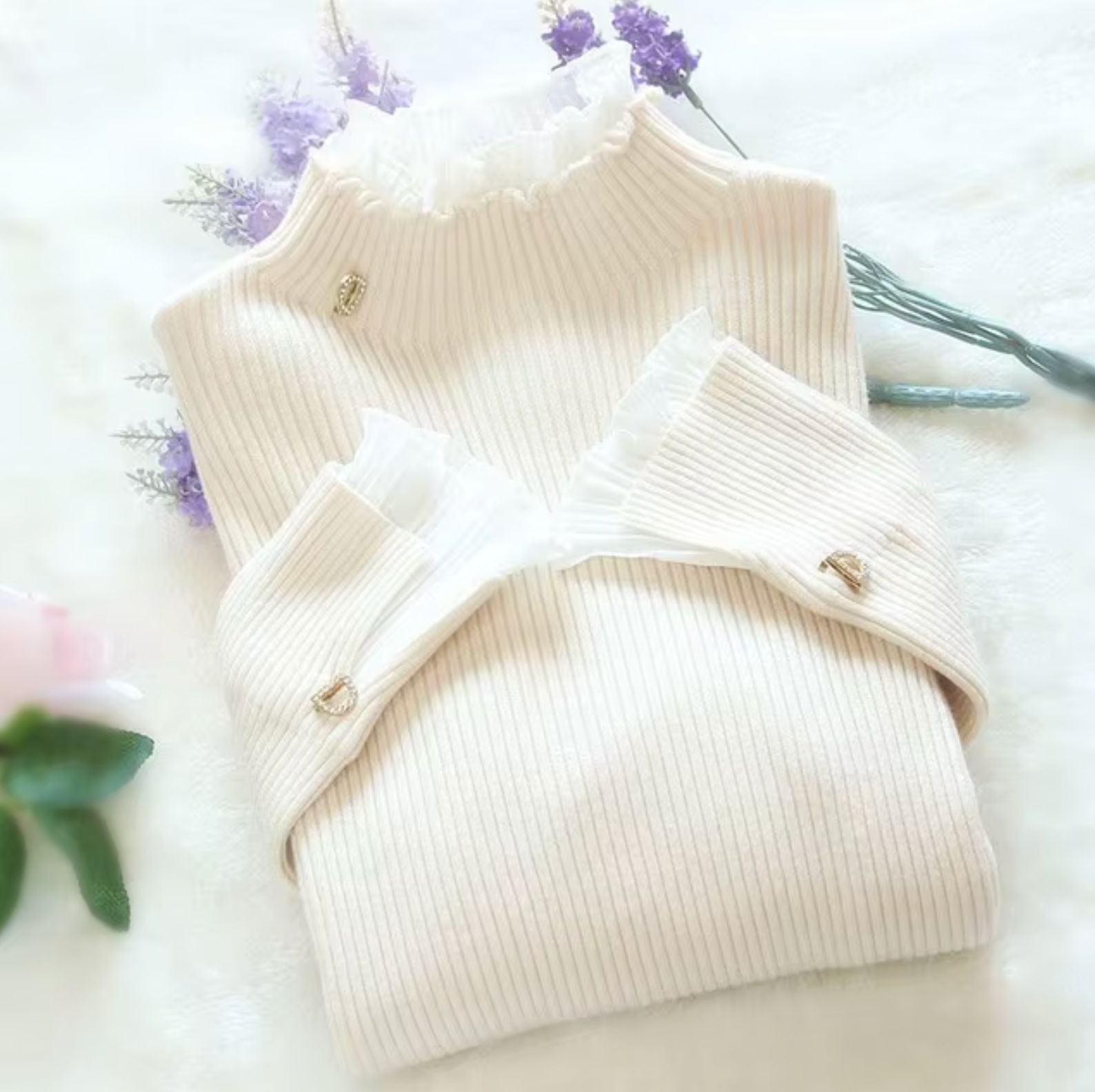 Maya – Gestrickter Rollkragenpullover
