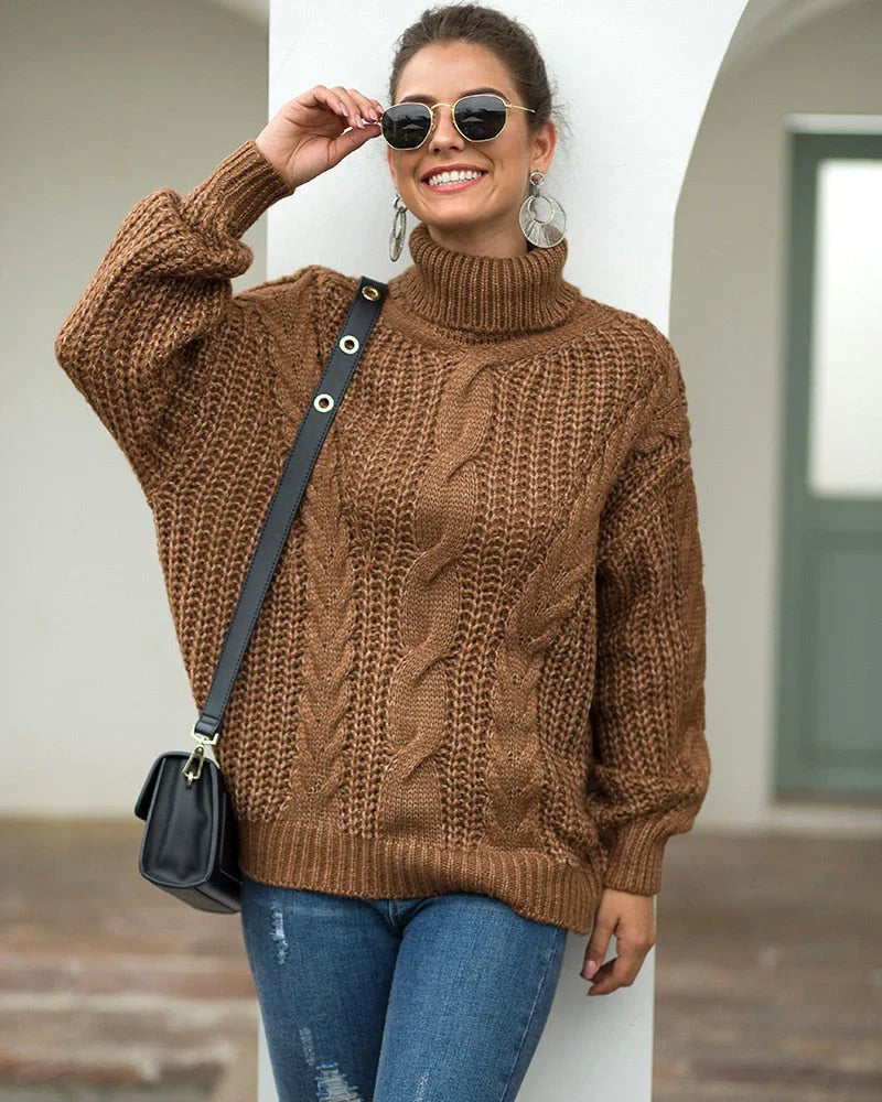 Ariana – Gestrickter Rollkragenpullover