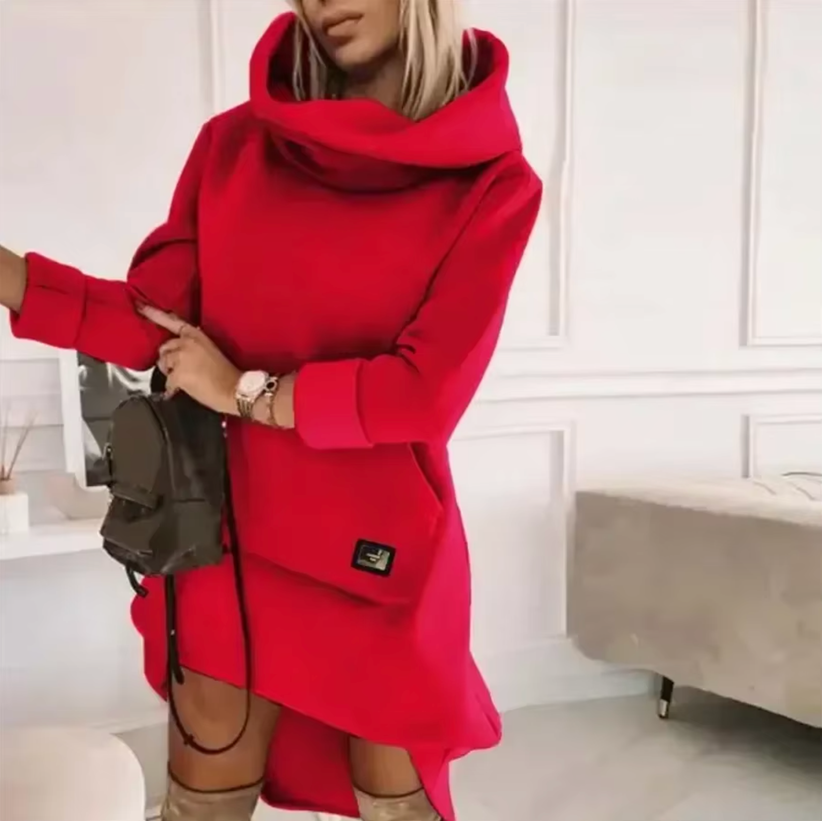 Lesha – Kapuzenpulloverkleid