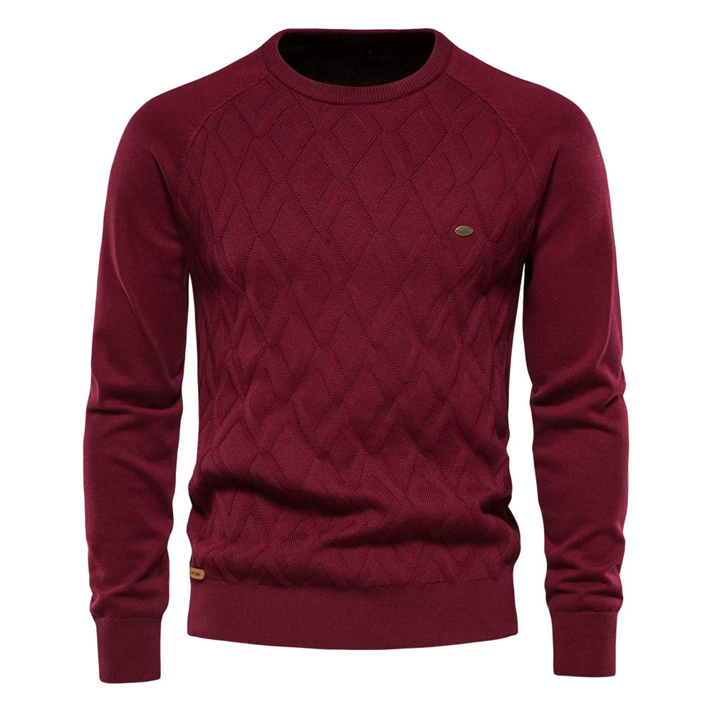 Justin - Gemusterter Strickpullover