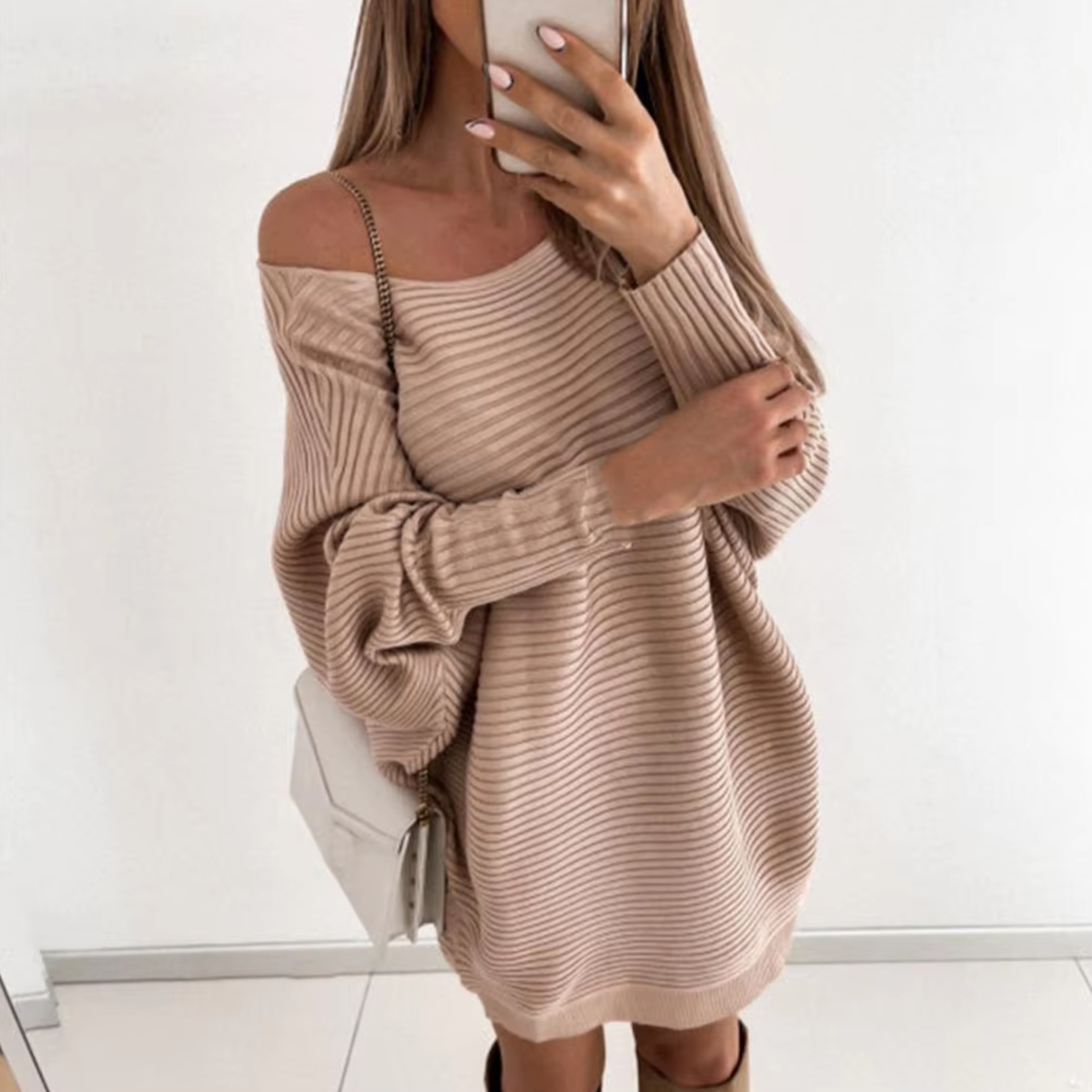 Sachi – Übergroßer Strickpullover
