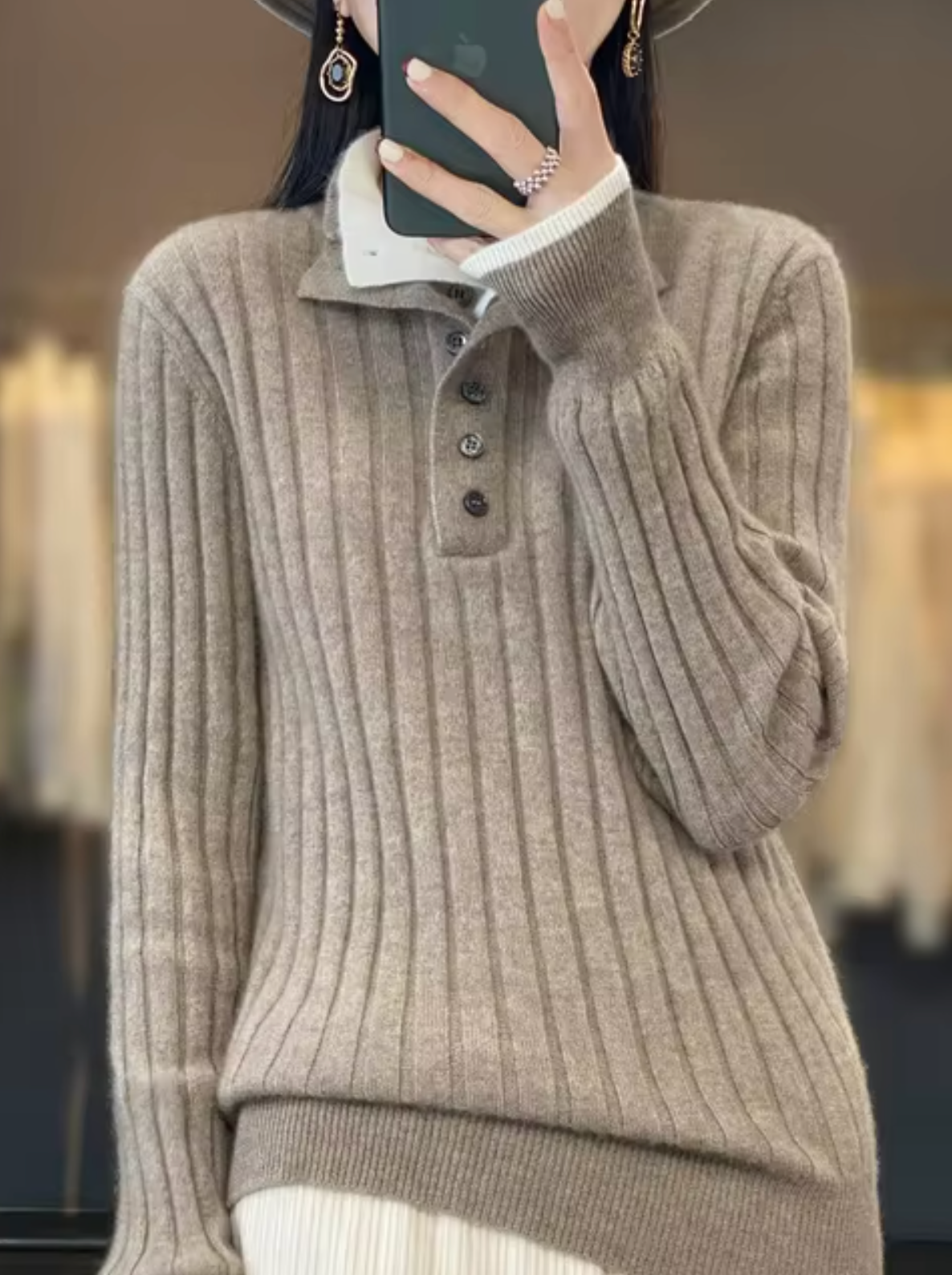 Cella – Strickpullover aus Wolle und Kaschmir