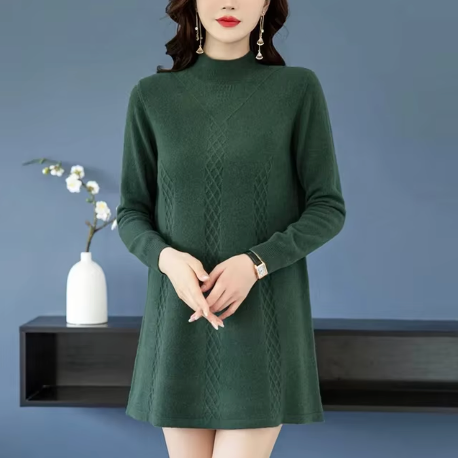 Rachel – Strickpulloverkleid