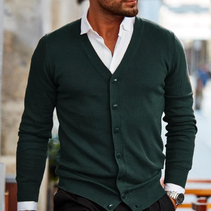 Stef Vest - Lässige Strickjacke für Männer