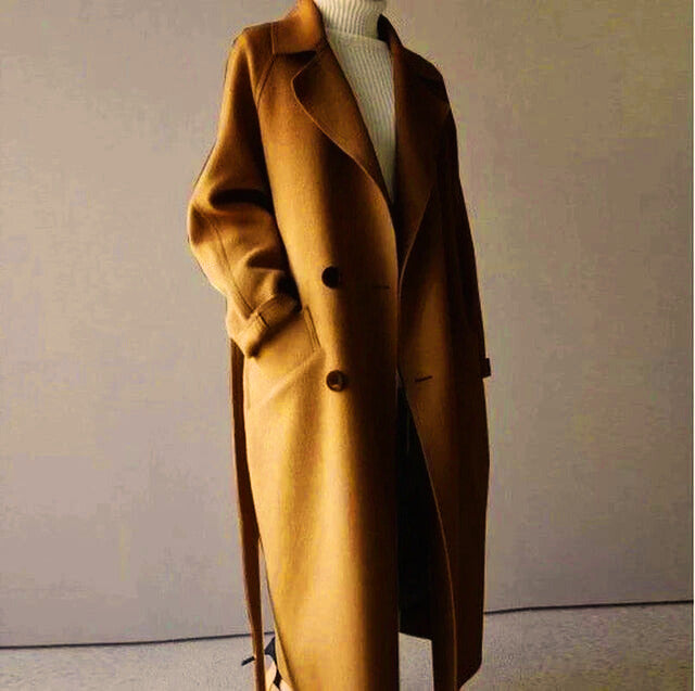 Camille | Eleganter langer Wintermantel