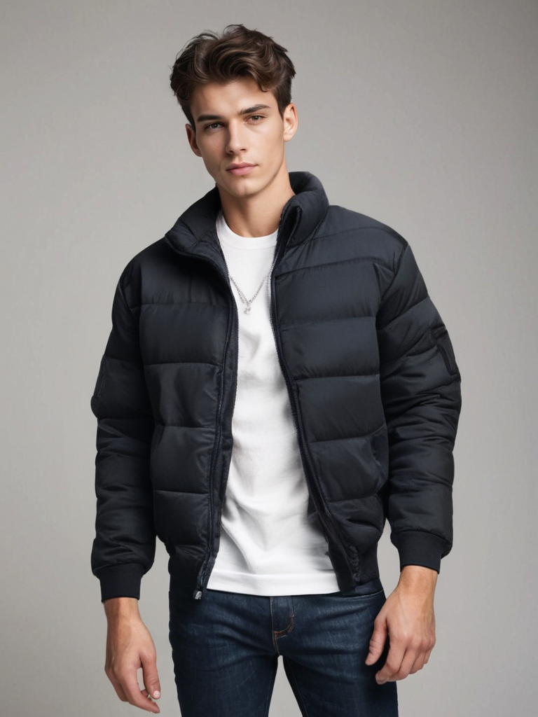 Leichte Winterjacke für Männer - vereint Wärme, Stil und Praktikabilität