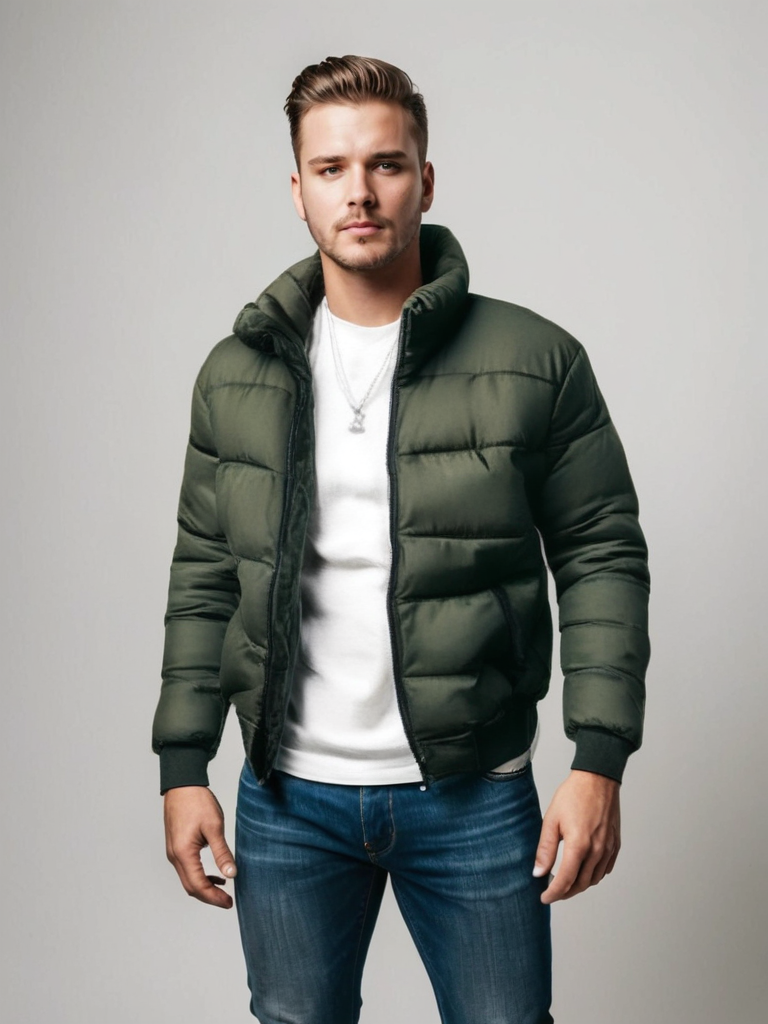 Leichte Winterjacke für Männer - vereint Wärme, Stil und Praktikabilität