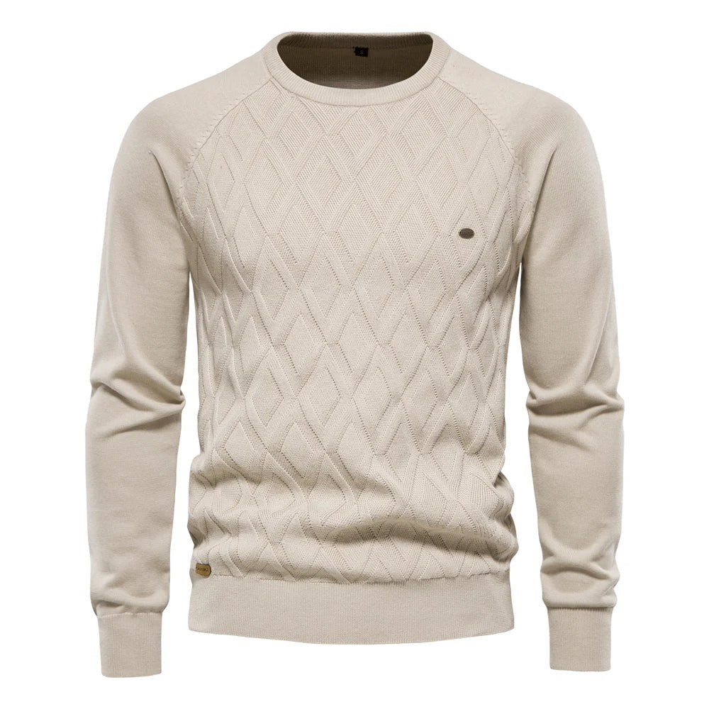 Justin - Gemusterter Strickpullover
