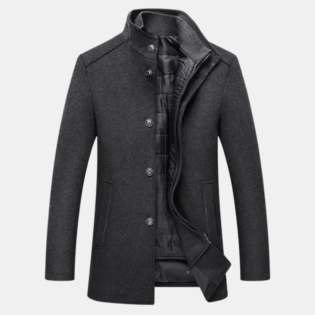 StilKrone - Eleganter Herren Trenchcoat für Zeitlose Mode