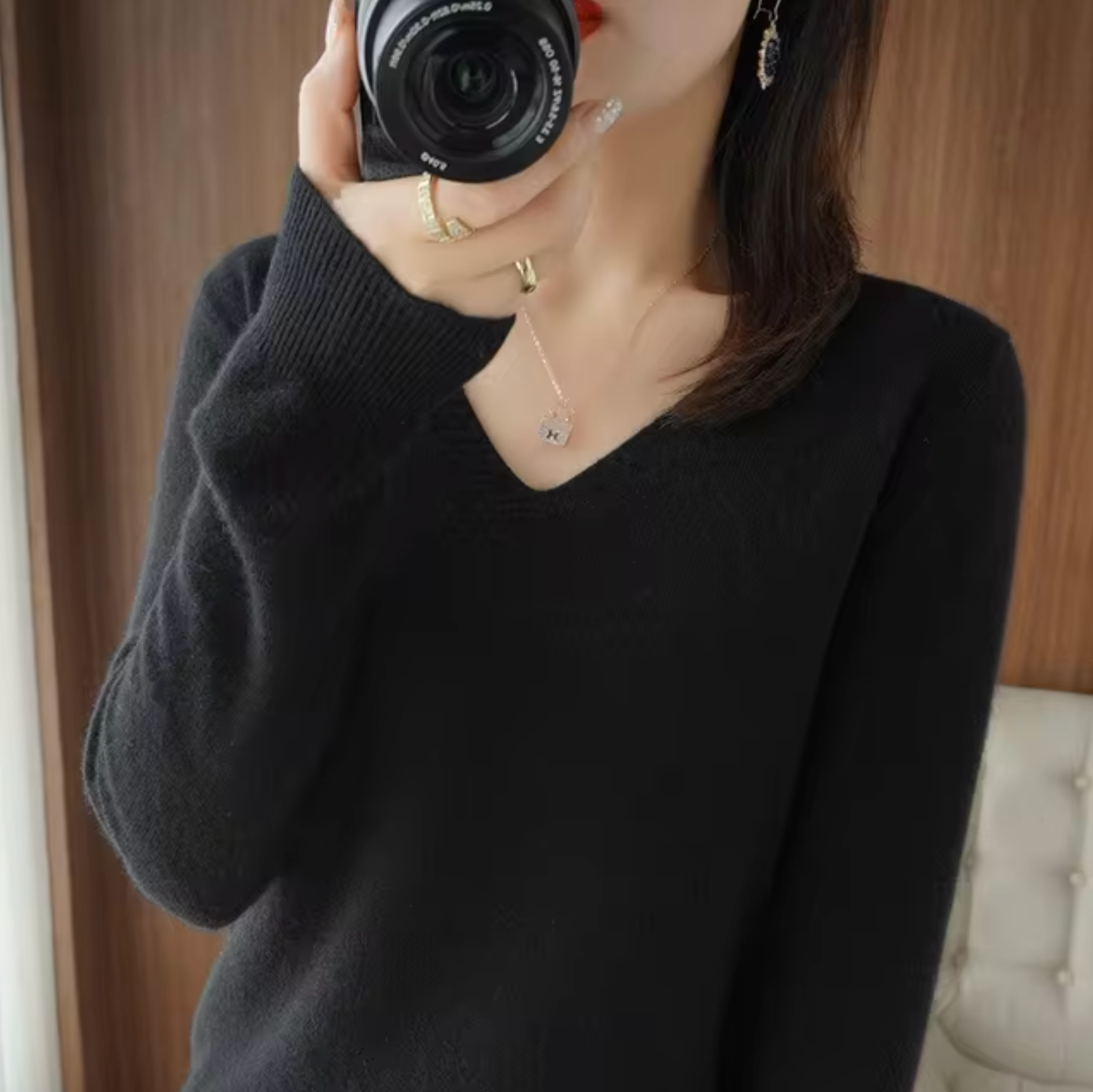 Kaadrie – Strickpullover aus Kaschmir