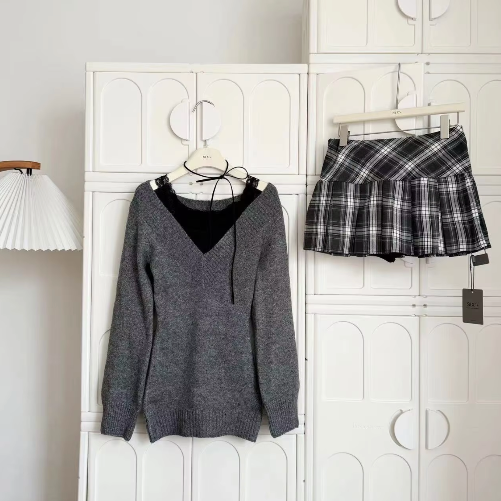Kaisa – Strickpullover- und Rock-Set