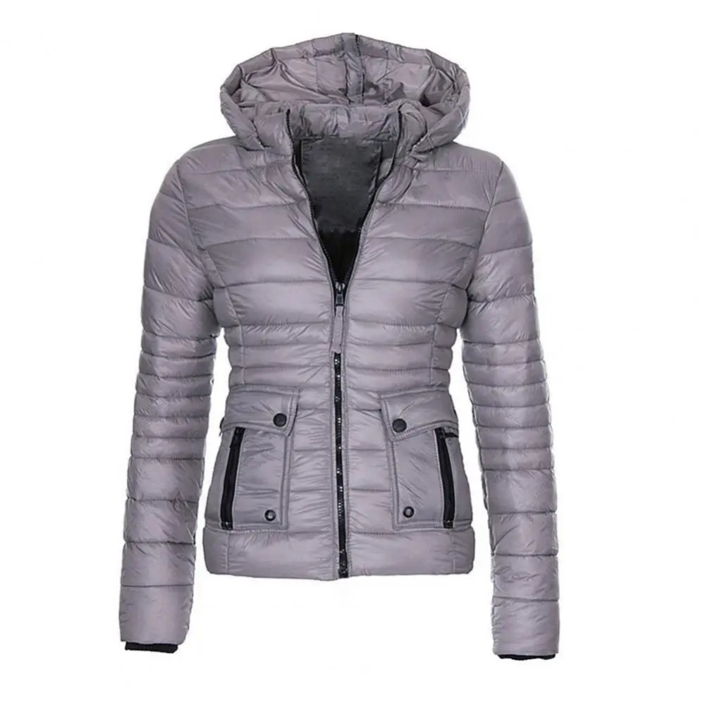 Damen Winter Steppjacke Clara - Mit verstellbarer Kapuze und ultraleichtem Design!