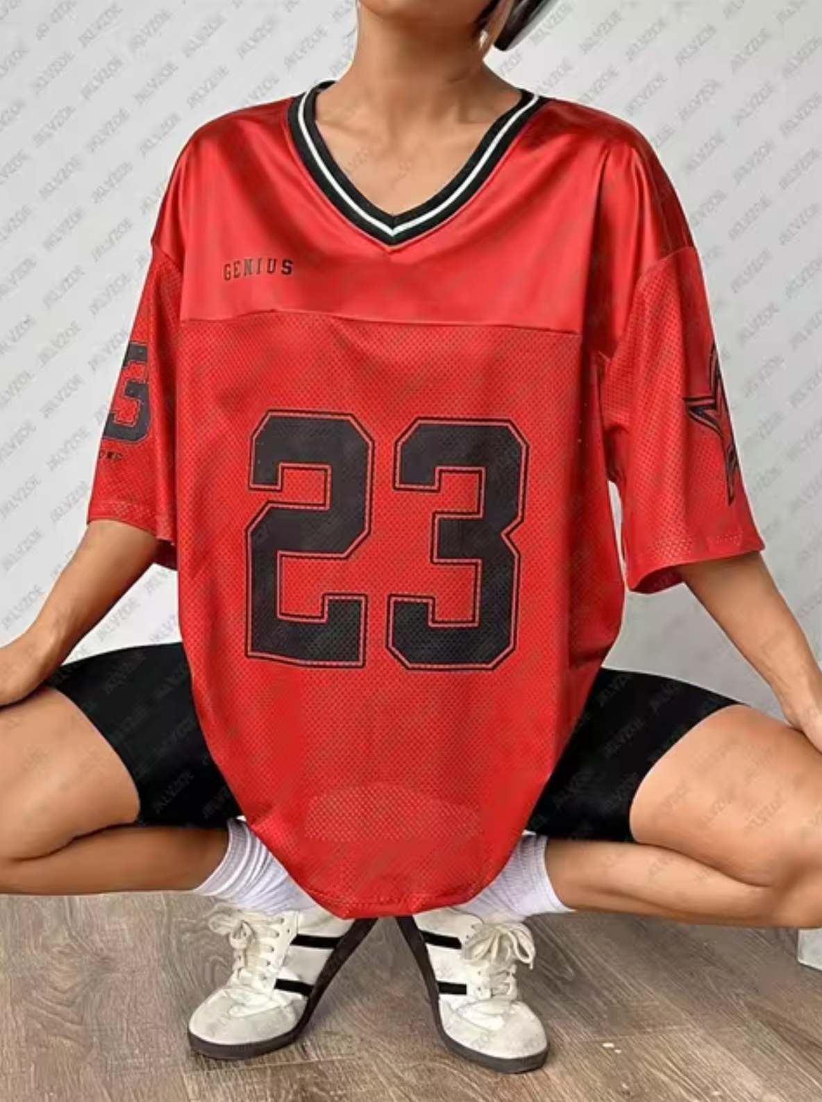 Harriet - Übergroßes Jersey-Top