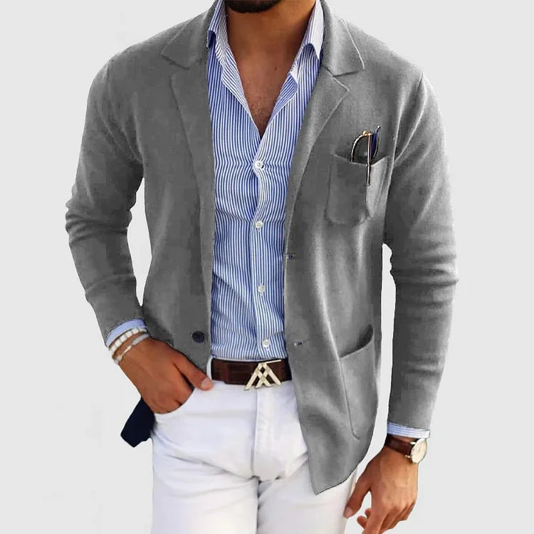 Benno - Herren-strickjacke mit lässigen knöpfen