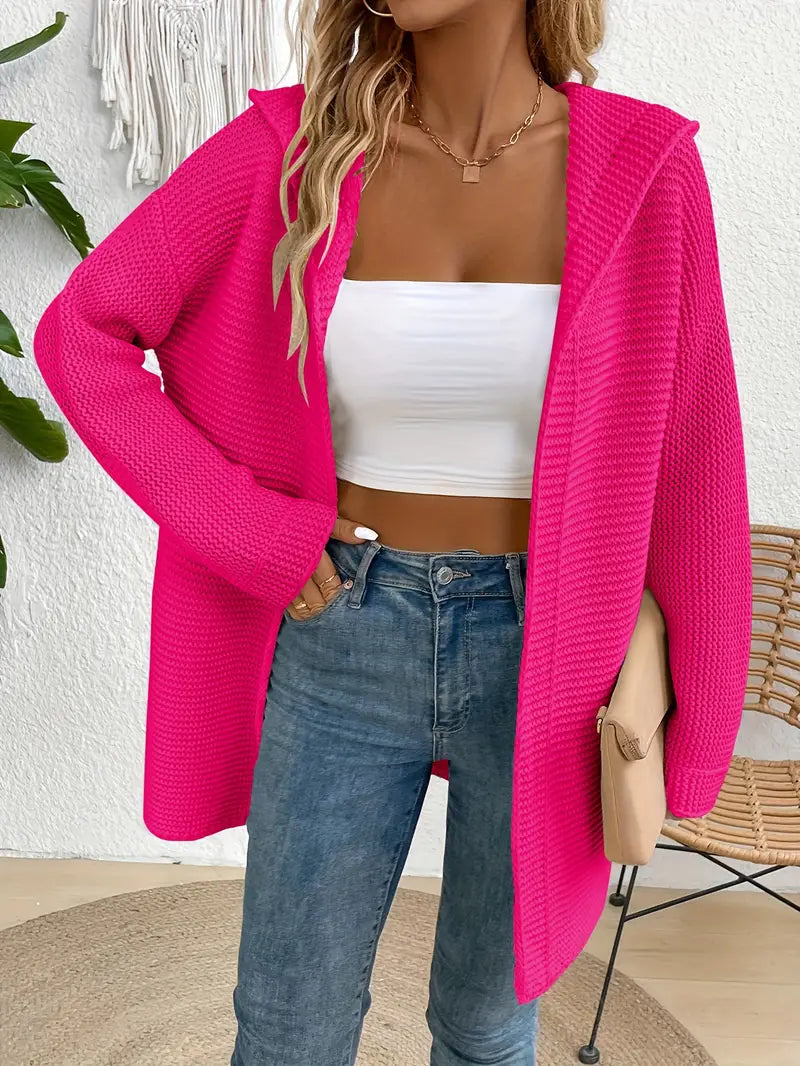 Izzy - Strickjacke mit Kapuze