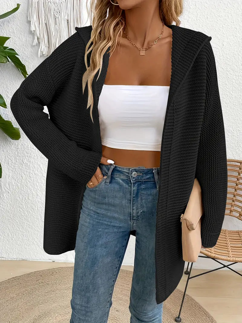 Izzy - Strickjacke mit Kapuze