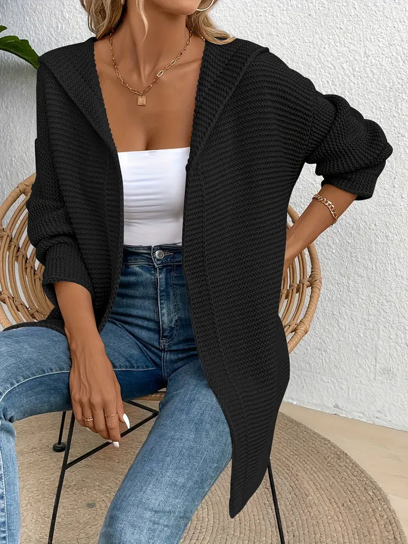 Izzy - Strickjacke mit Kapuze