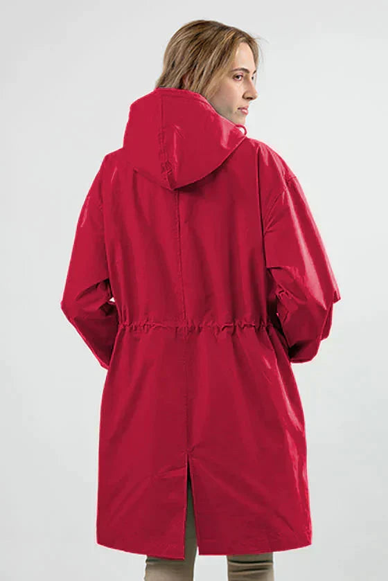 LichtSchein - Elegante weiße Regenjacke für stilvolle Auftritte, atmungsaktiv und wasserdicht, ideal für alle Wetterbedingungen, moderne Passform für maximalen Komfort, außergewöhnlicher Schutz gegen Regen und Wind