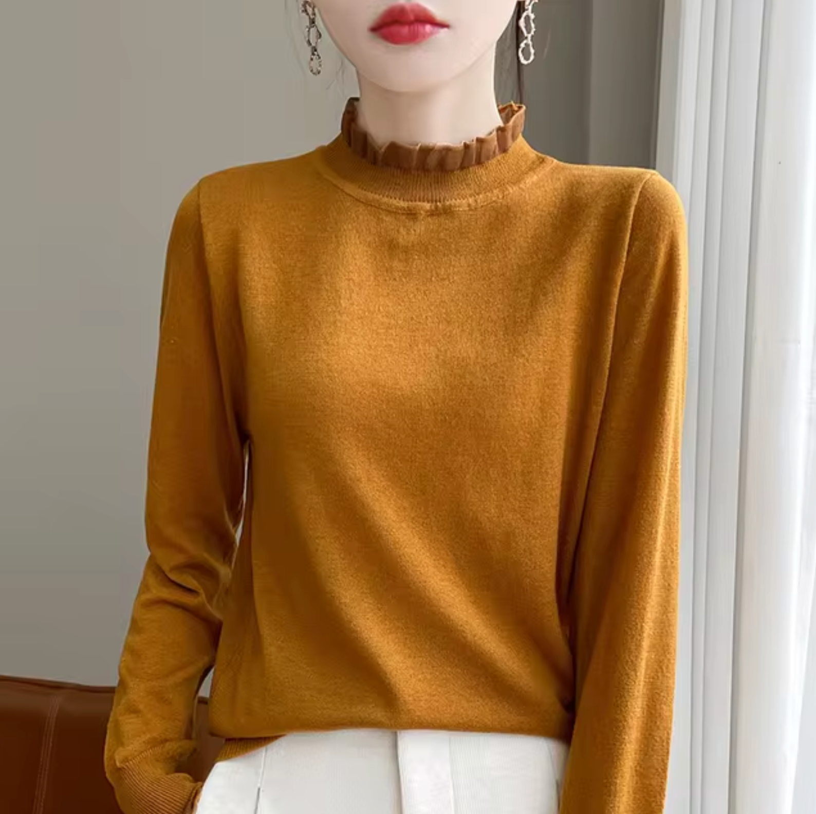 Chezca – Rollkragenpullover aus Kaschmir