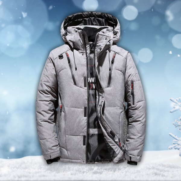 WinterGlanz - Eleganter, wetterfester Mantel für Herren mit herausragendem Stil