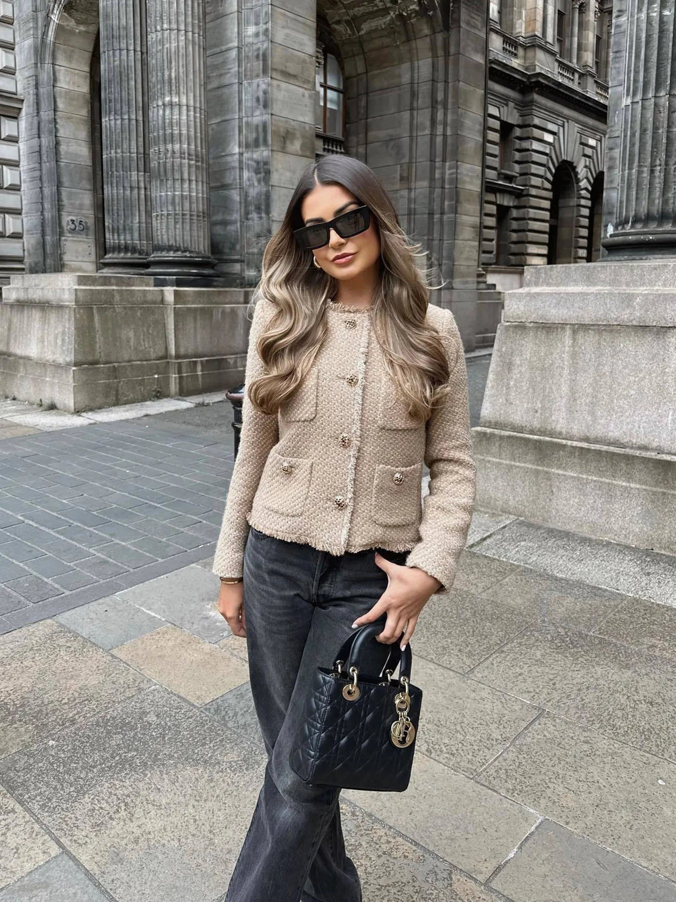 Chice Sarah Tweedjacke für mühelosen Stil