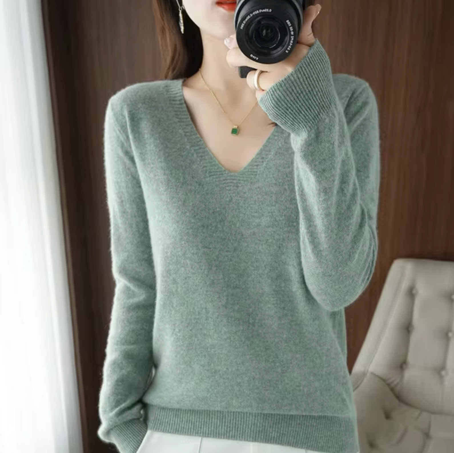 Kaadrie – Strickpullover aus Kaschmir