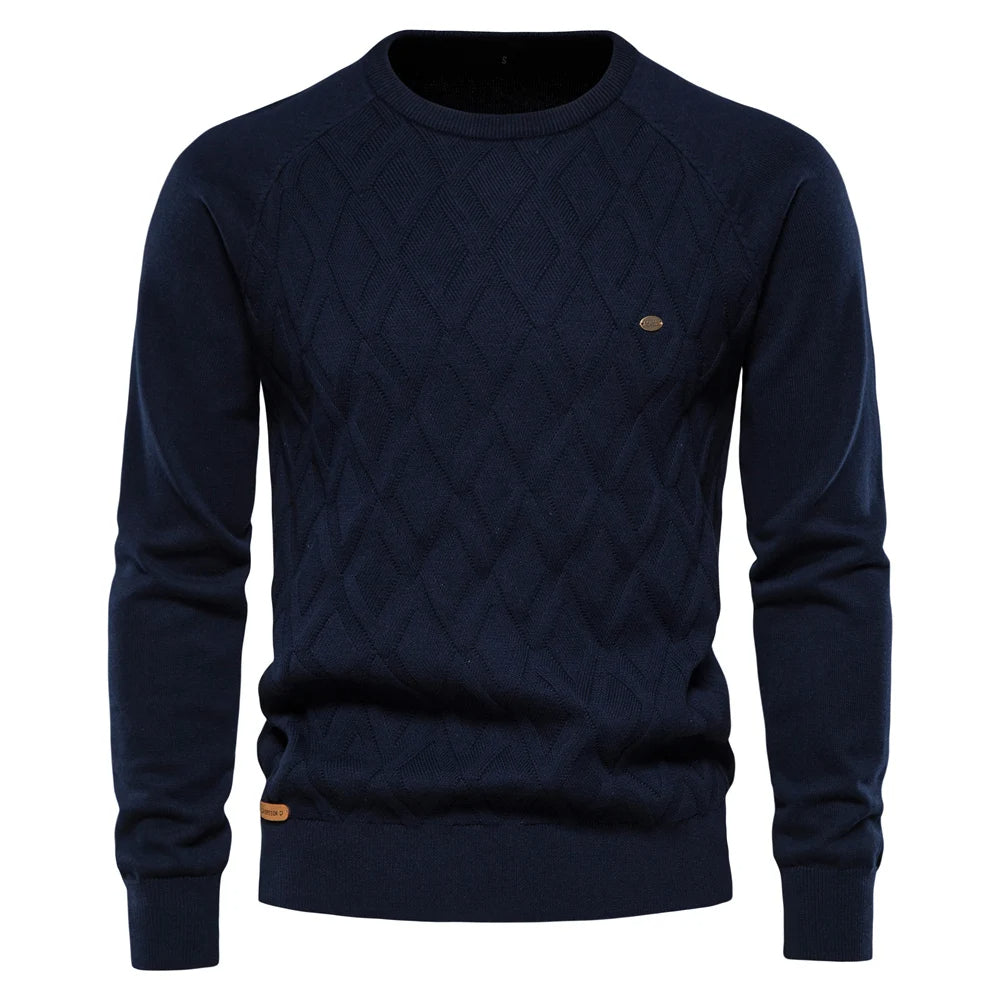 Justin - Gemusterter Strickpullover