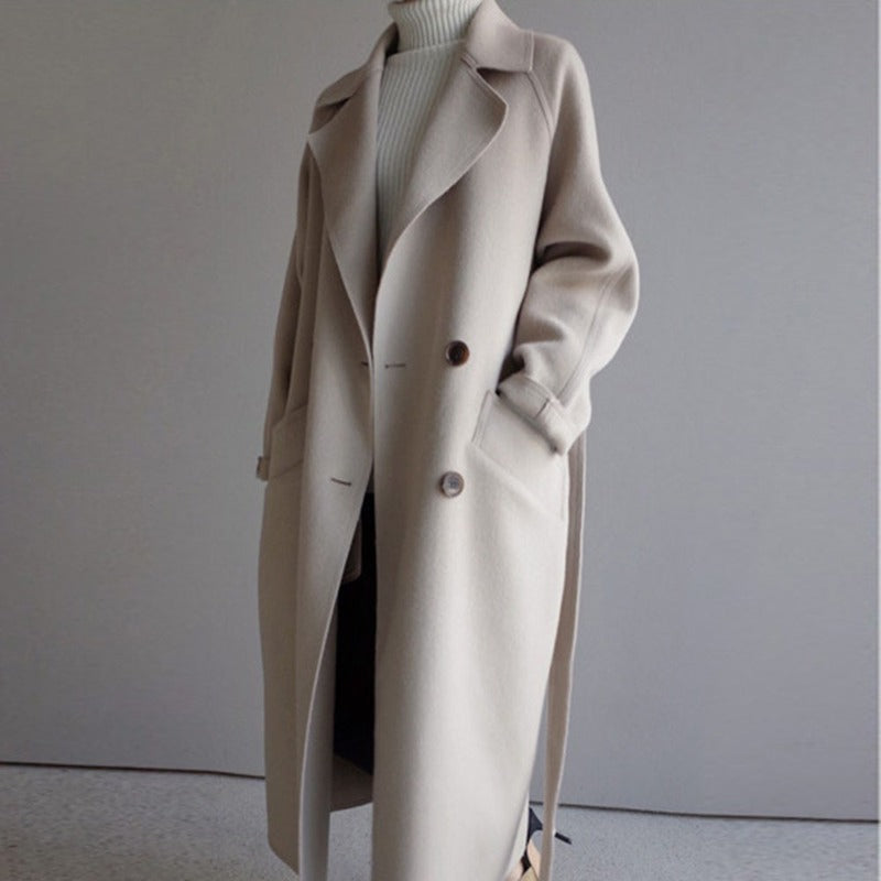 Camille | Eleganter langer Wintermantel